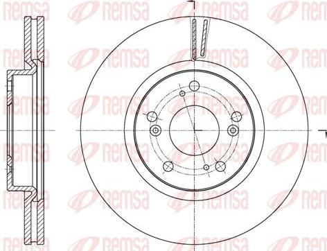 Kawe 61653 10 - Bremžu diski www.autospares.lv