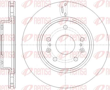 Kawe 61665 10 - Bremžu diski www.autospares.lv