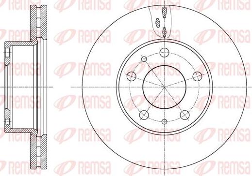 Kawe 61637 10 - Bremžu diski autospares.lv