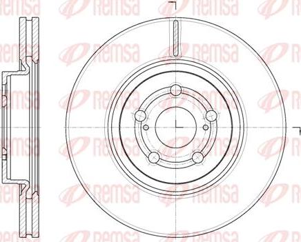 Kawe 61092 10 - Bremžu diski www.autospares.lv