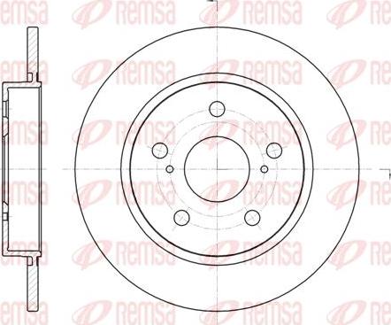 Kawe 61044 00 - Bremžu diski www.autospares.lv