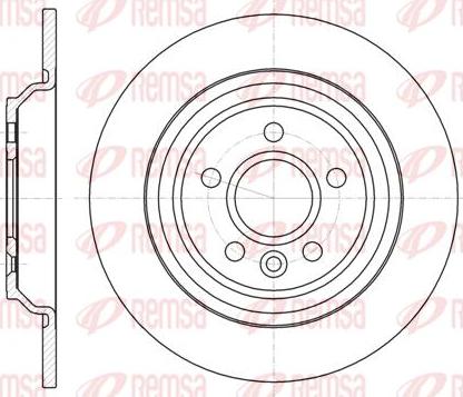 Kawe 61045 00 - Bremžu diski www.autospares.lv