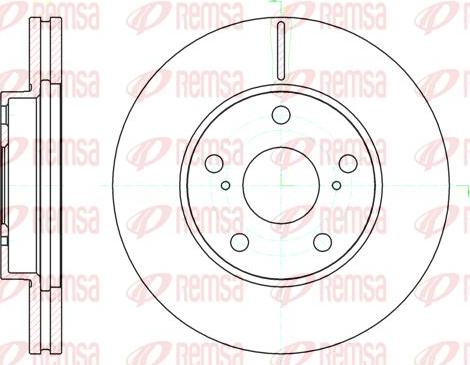 Kawe 61043 10 - Bremžu diski autospares.lv