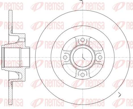 Kawe 61047 00 - Bremžu diski autospares.lv