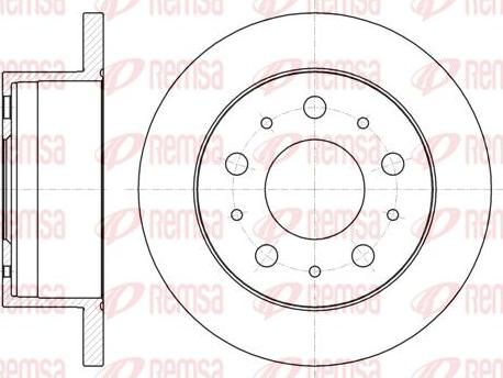 Kawe 61056 00 - Тормозной диск www.autospares.lv