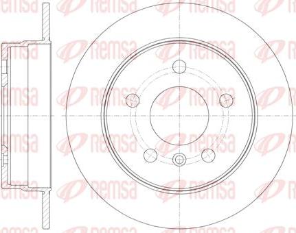 Kawe 61065 00 - Bremžu diski autospares.lv