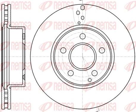 Kawe 61066 10 - Bremžu diski www.autospares.lv