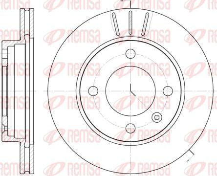 Kawe 6106 10 - Bremžu diski www.autospares.lv