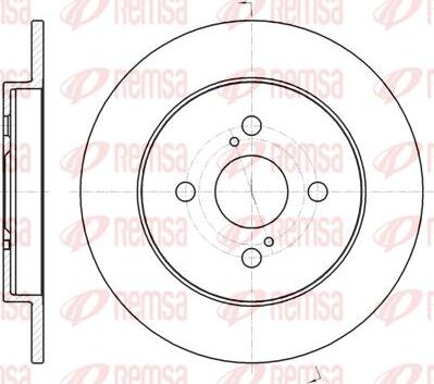 Kawe 61004 00 - Bremžu diski www.autospares.lv