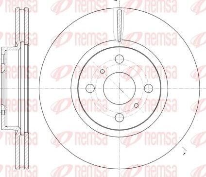 Kawe 61006 10 - Bremžu diski www.autospares.lv