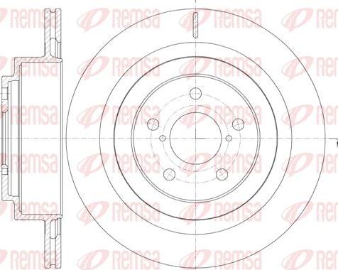 Kawe 61001 10 - Bremžu diski www.autospares.lv