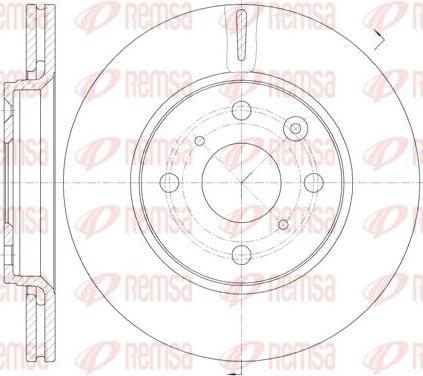 Kawe 61003 10 - Тормозной диск www.autospares.lv