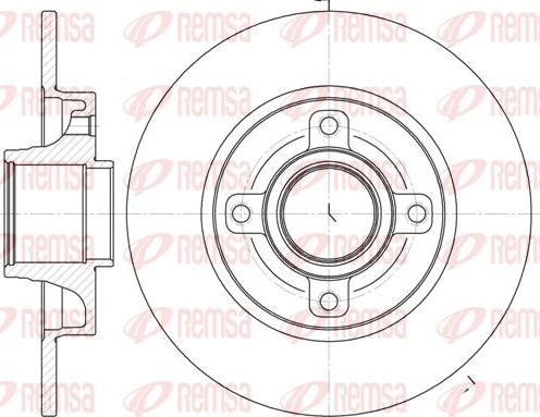 Kawe 61014 00 - Brake Disc www.autospares.lv