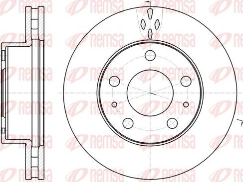 Kawe 61016 10 - Brake Disc www.autospares.lv