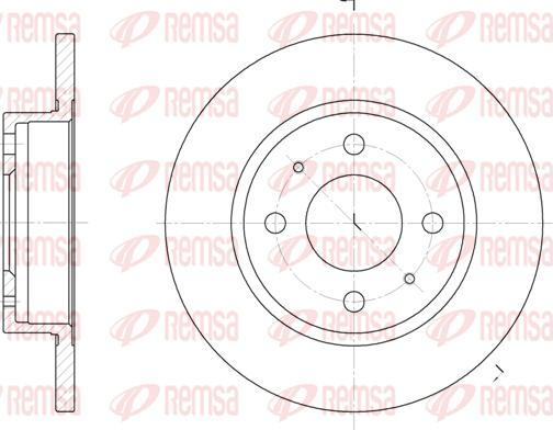 Kawe 6101 00 - Bremžu diski www.autospares.lv