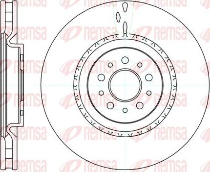 Kawe 61010 10 - Bremžu diski www.autospares.lv