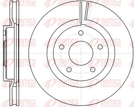 Kawe 61087 10 - Bremžu diski www.autospares.lv