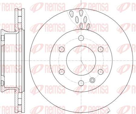 Kawe 61034 10 - Bremžu diski www.autospares.lv