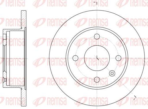 Kawe 6103 00 - Bremžu diski www.autospares.lv