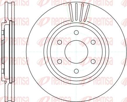 Kawe 61037 10 - Bremžu diski www.autospares.lv