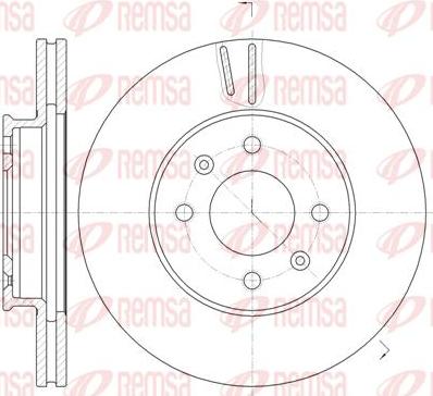 Kawe 61023 10 - Bremžu diski www.autospares.lv