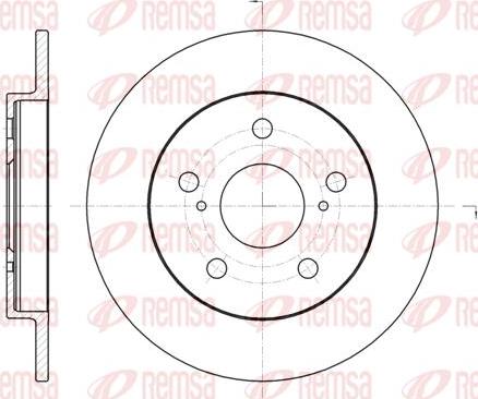 Kawe 61074 00 - Bremžu diski www.autospares.lv