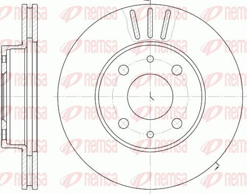 Kawe 6107 10 - Bremžu diski www.autospares.lv