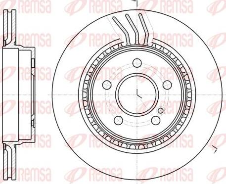 Kawe 61071 10 - Bremžu diski www.autospares.lv