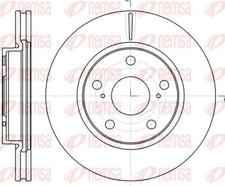 Kawe 61077 10 - Bremžu diski autospares.lv