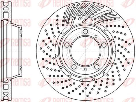 Kawe 61196 11 - Bremžu diski www.autospares.lv