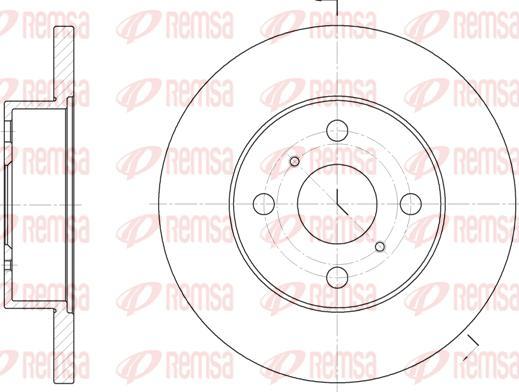 Kawe 6114 00 - Bremžu diski www.autospares.lv