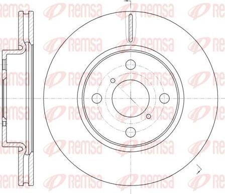 Kawe 61169 10 - Bremžu diski www.autospares.lv