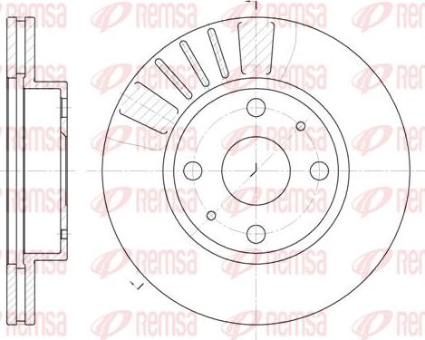 Kawe 6116 10 - Bremžu diski www.autospares.lv