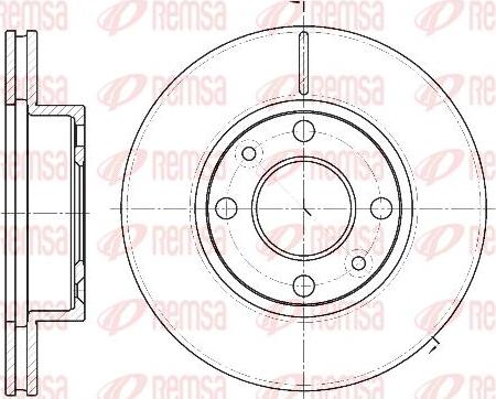 Kawe 61162 10 - Bremžu diski www.autospares.lv