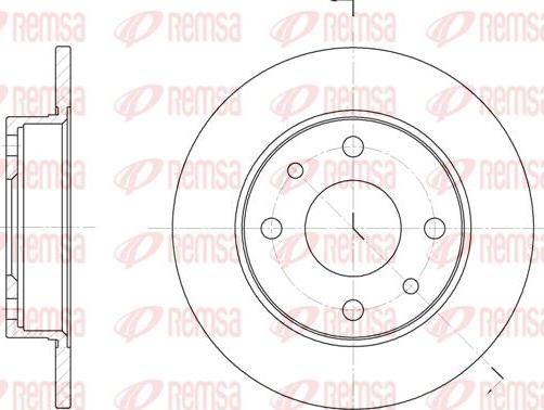 Kawe 6110 00 - Bremžu diski www.autospares.lv