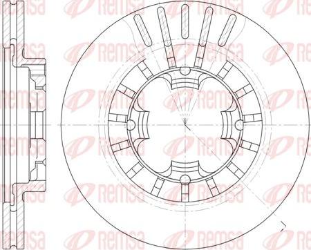 Kawe 61108 10 - Bremžu diski www.autospares.lv