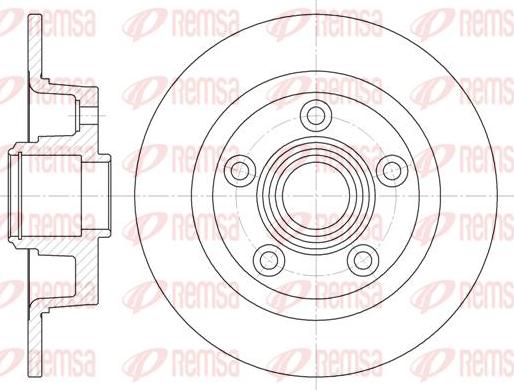 Kawe 61114 00 - Bremžu diski www.autospares.lv