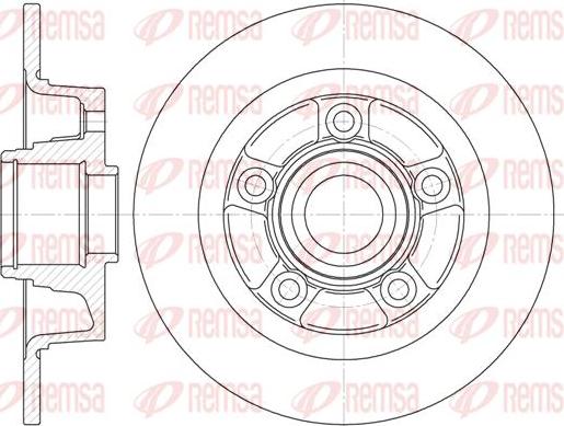 Kawe 61115 00 - Bremžu diski www.autospares.lv