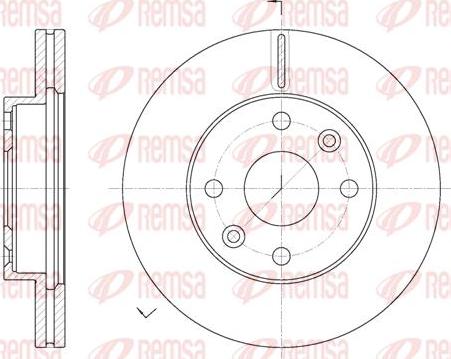 Kawe 61116 10 - Bremžu diski www.autospares.lv