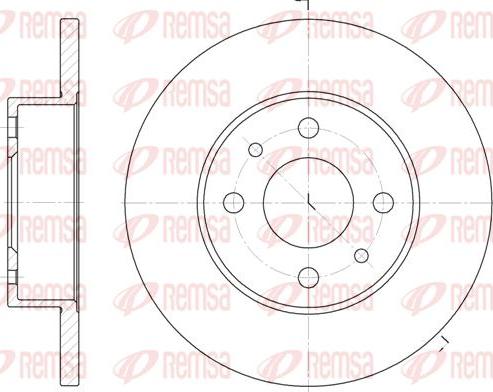 Kawe 6111 00 - Bremžu diski autospares.lv