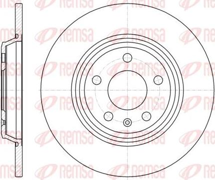 Kawe 61112 00 - Тормозной диск www.autospares.lv