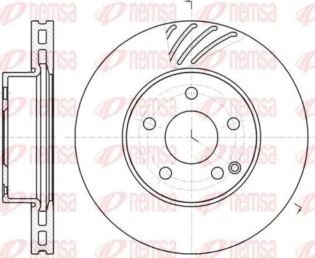 Kawe 61184 10 - Bremžu diski www.autospares.lv