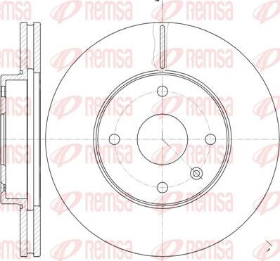 Kawe 61181 10 - Brake Disc www.autospares.lv