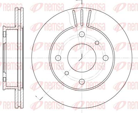 Kawe 6113 10 - Bremžu diski www.autospares.lv