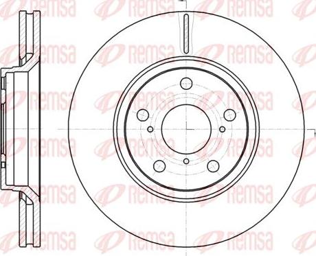 Kawe 61121 10 - Bremžu diski www.autospares.lv