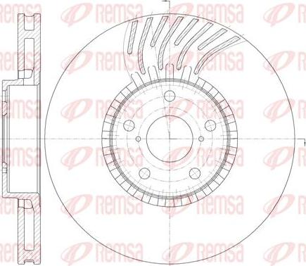 Kawe 61179 11 - Bremžu diski www.autospares.lv