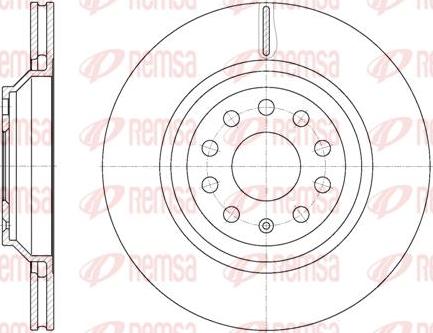 Kawe 61172 10 - Bremžu diski www.autospares.lv