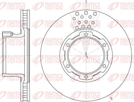 Kawe 61177 10 - Bremžu diski www.autospares.lv