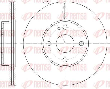 Kawe 6184 10 - Bremžu diski www.autospares.lv