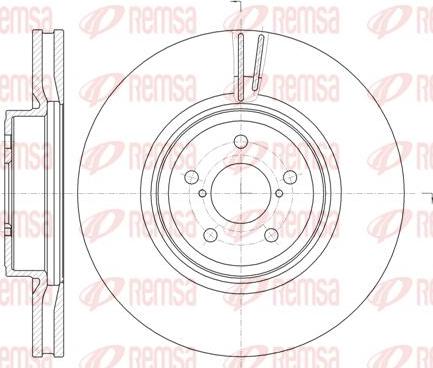 Kawe 61856 10 - Bremžu diski www.autospares.lv